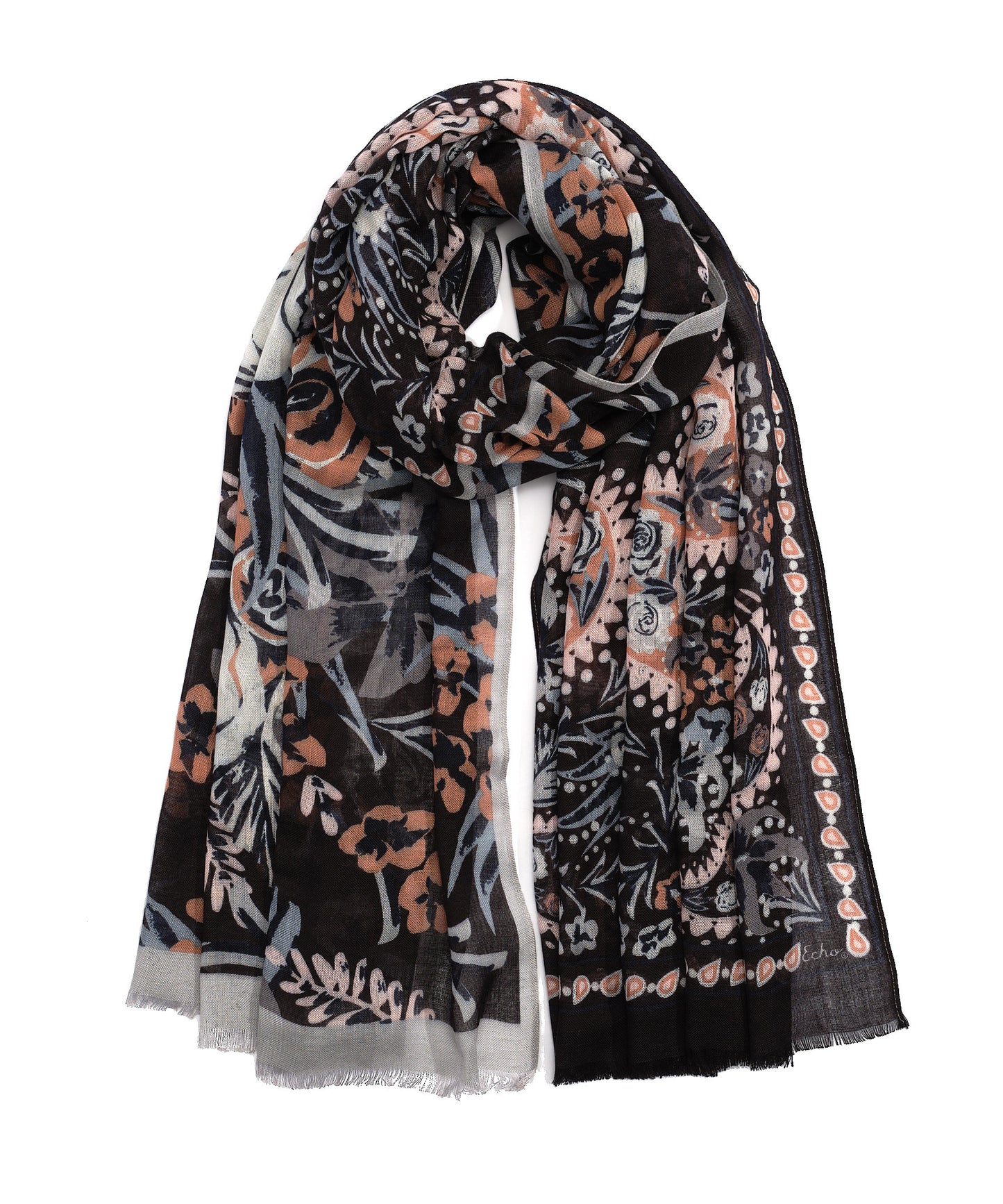 Flower Festival Oblong in color Black