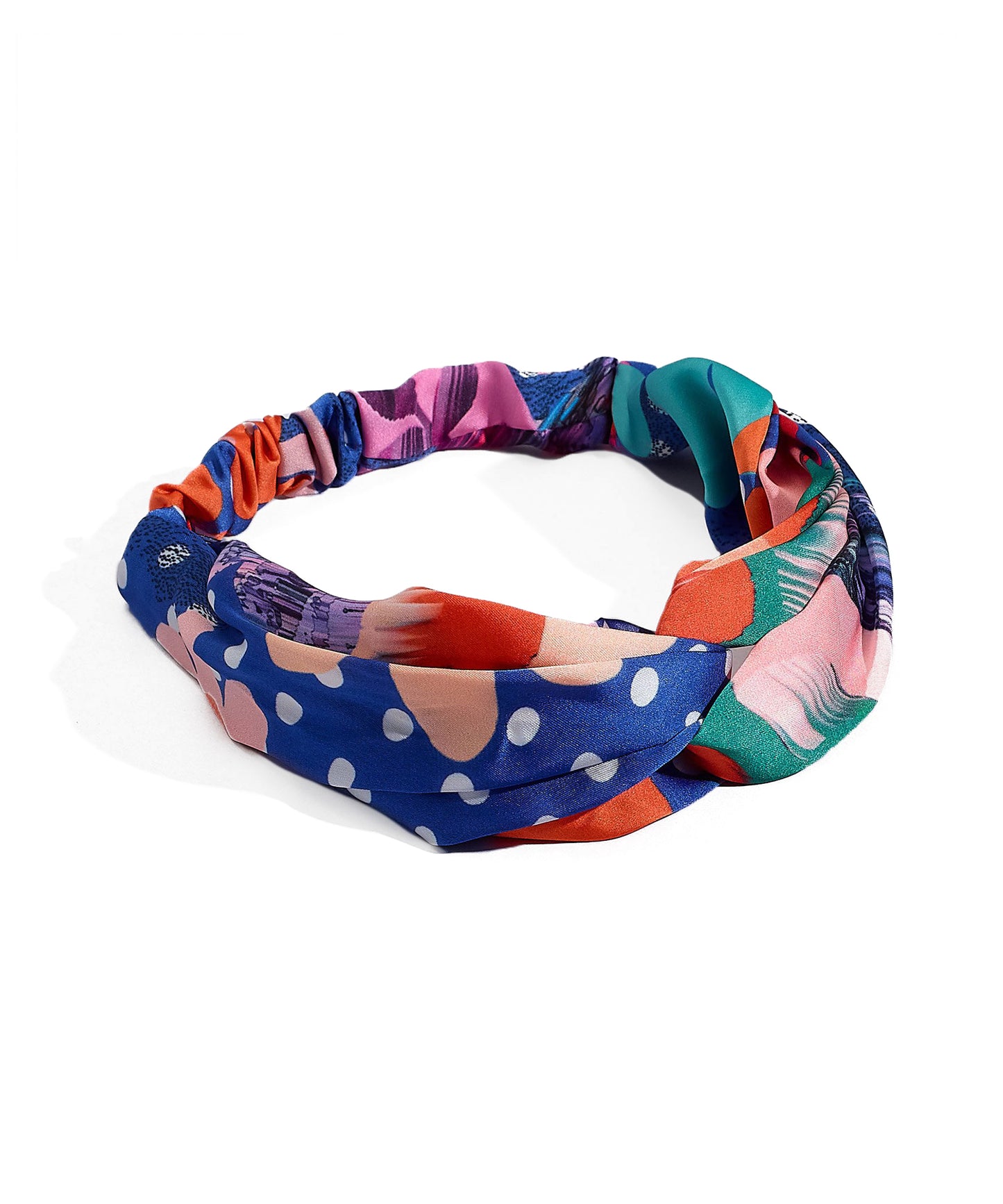 Hair Headband in color Orange Multi