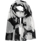 Flower Burst Sustainable Wrap in color Black