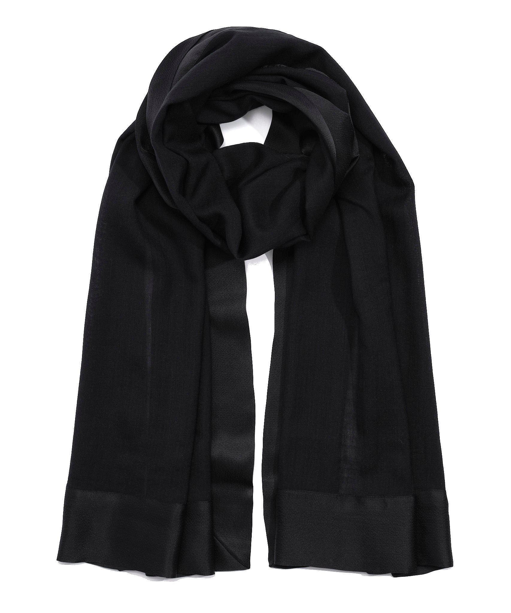 ECHO Soiree Wool & Silk Wrap - Black ECHO Soiree Wool & Silk Wrap - Black