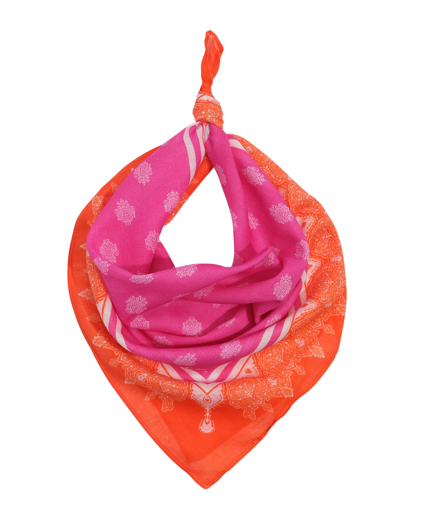 Athena Bandana in color Hibiscus