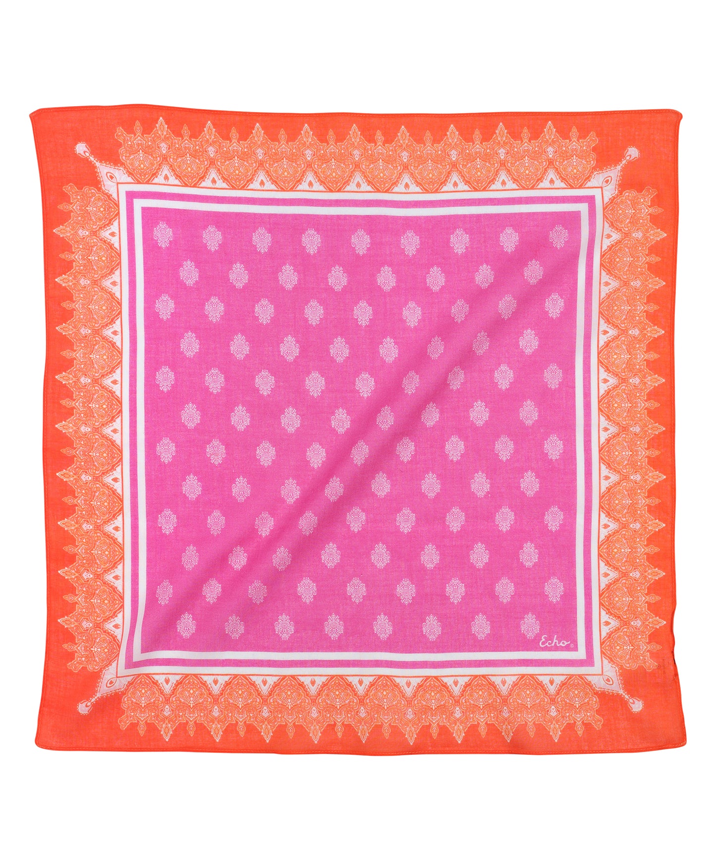 Athena Bandana in color hibiscus