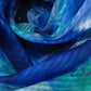 Flora Splash Wrap in color Sea Blue