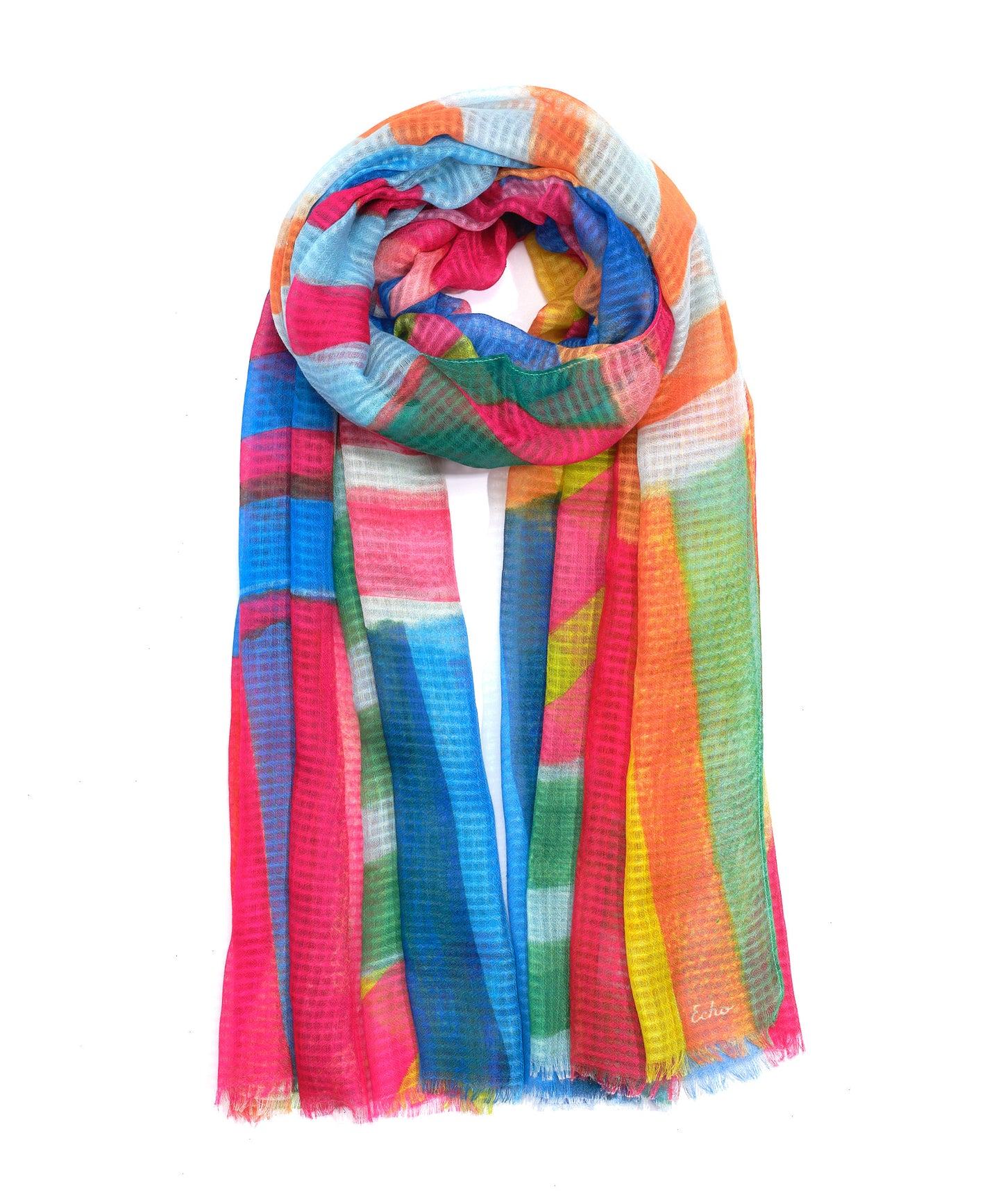 Mosaic Stripes Wrap in color multi