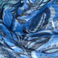Tangled Vines Wrap in color Sea Blue