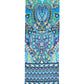 Mosaic Tile Paisley Silk Oblong in color Turquoise