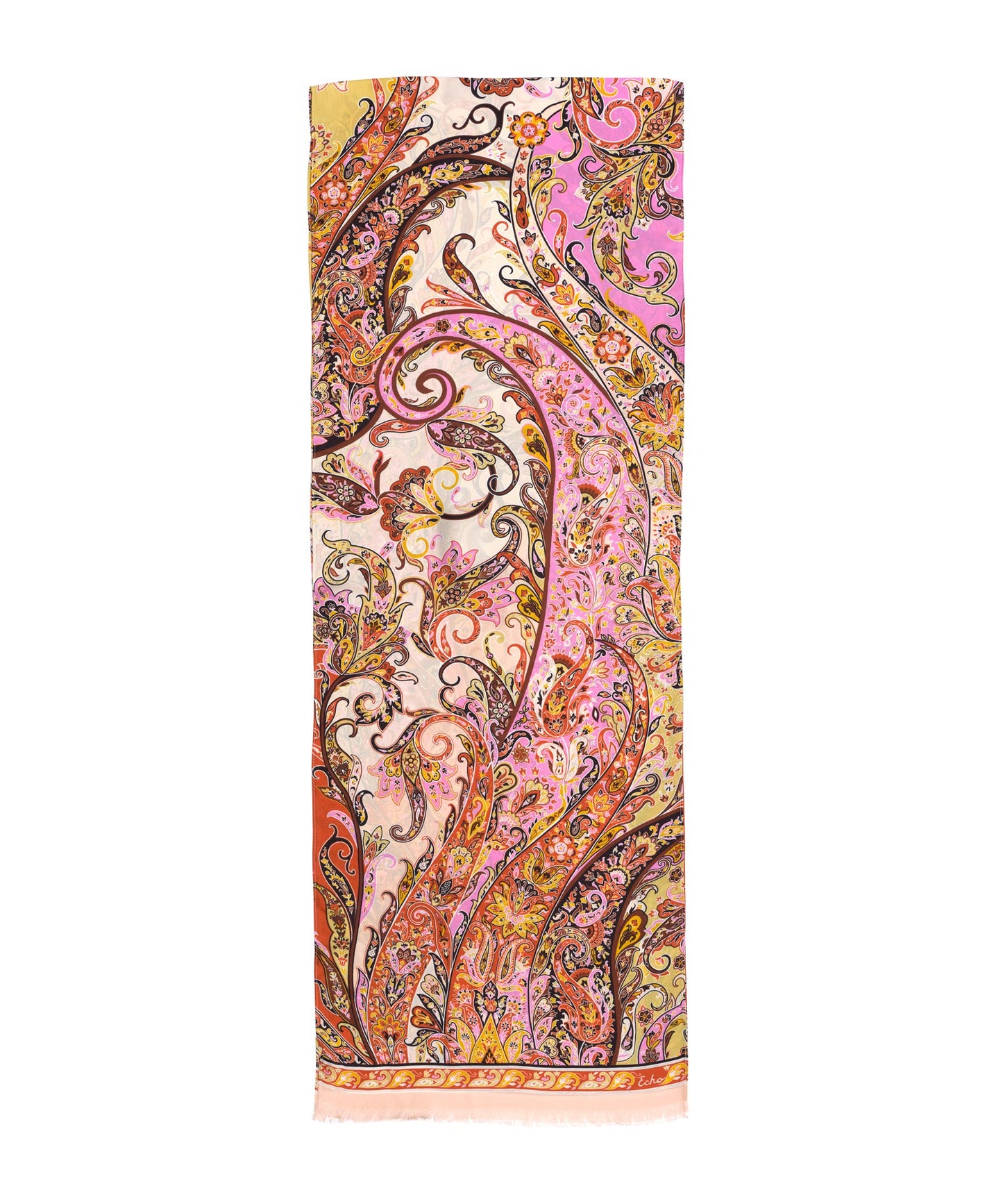 Manor Paisley Oblong Scarf in Mauve