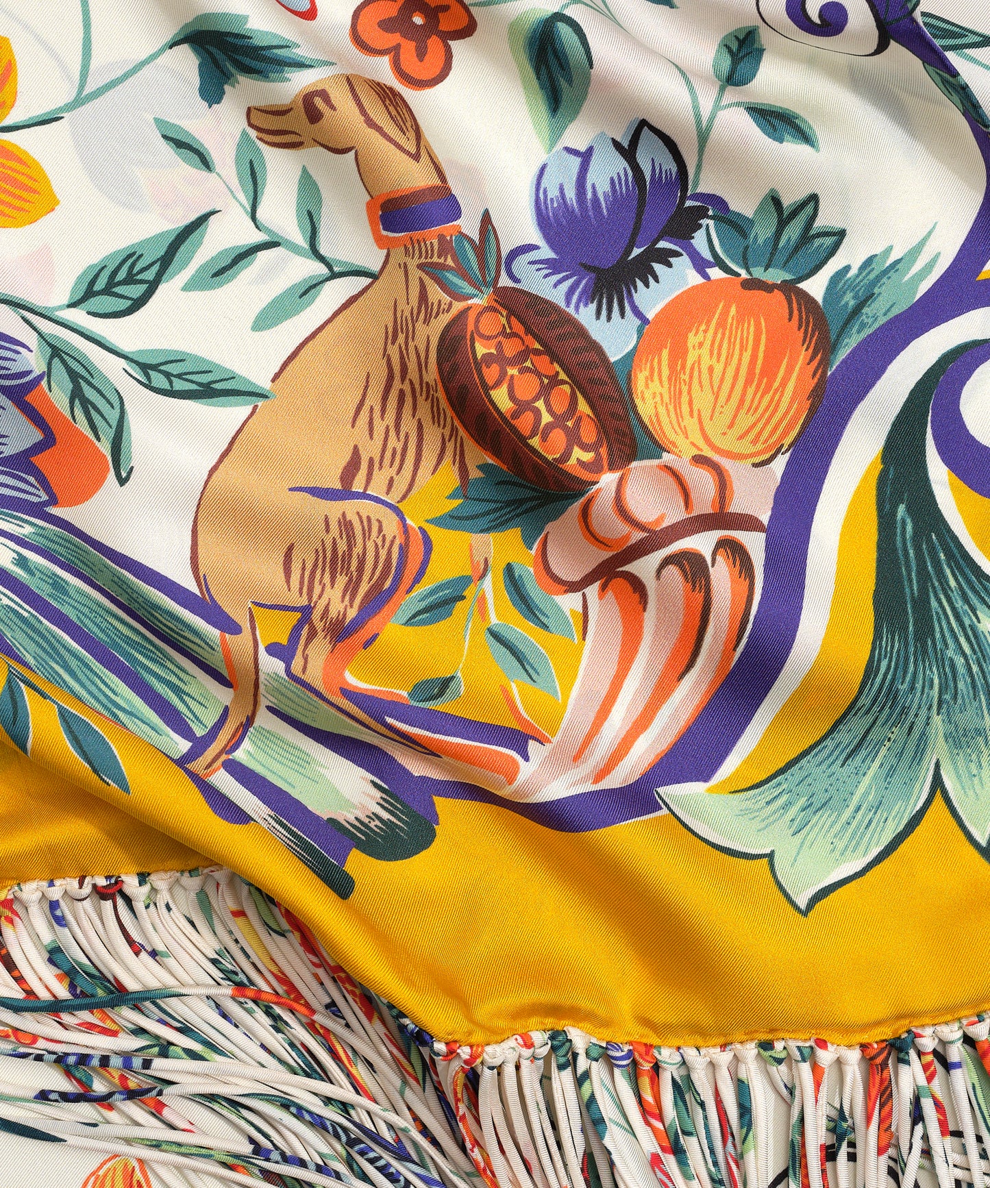 Park Stroll Silk Oblong Scarf in color multi