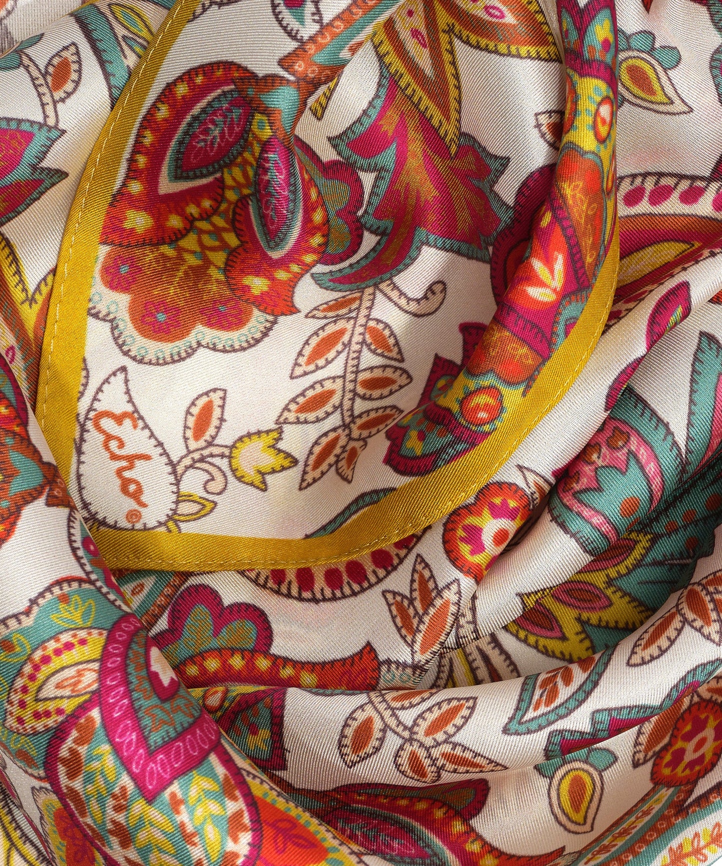 Flaco Silk Bandana in color citron
