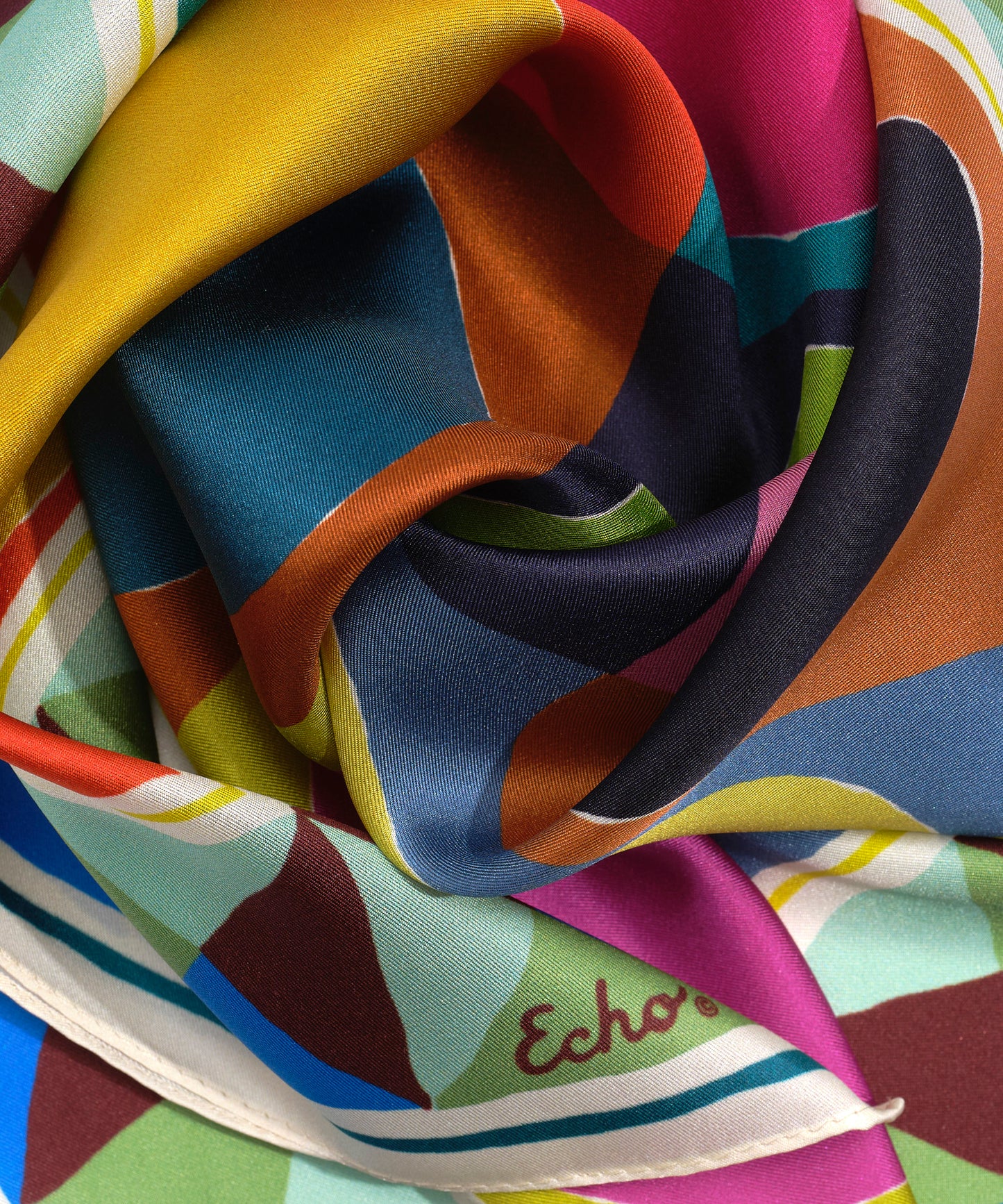 Painted Dots Silk Bandana in color multi