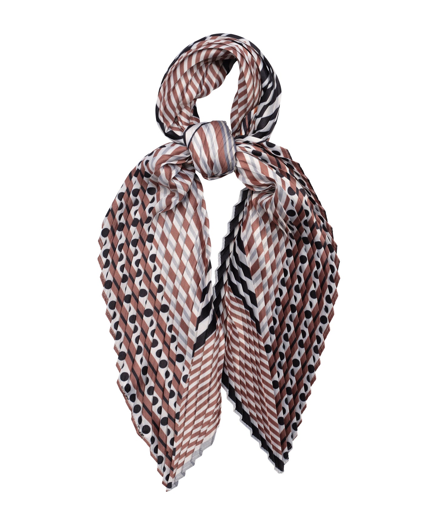 Downtown Pleated Diamond in color black