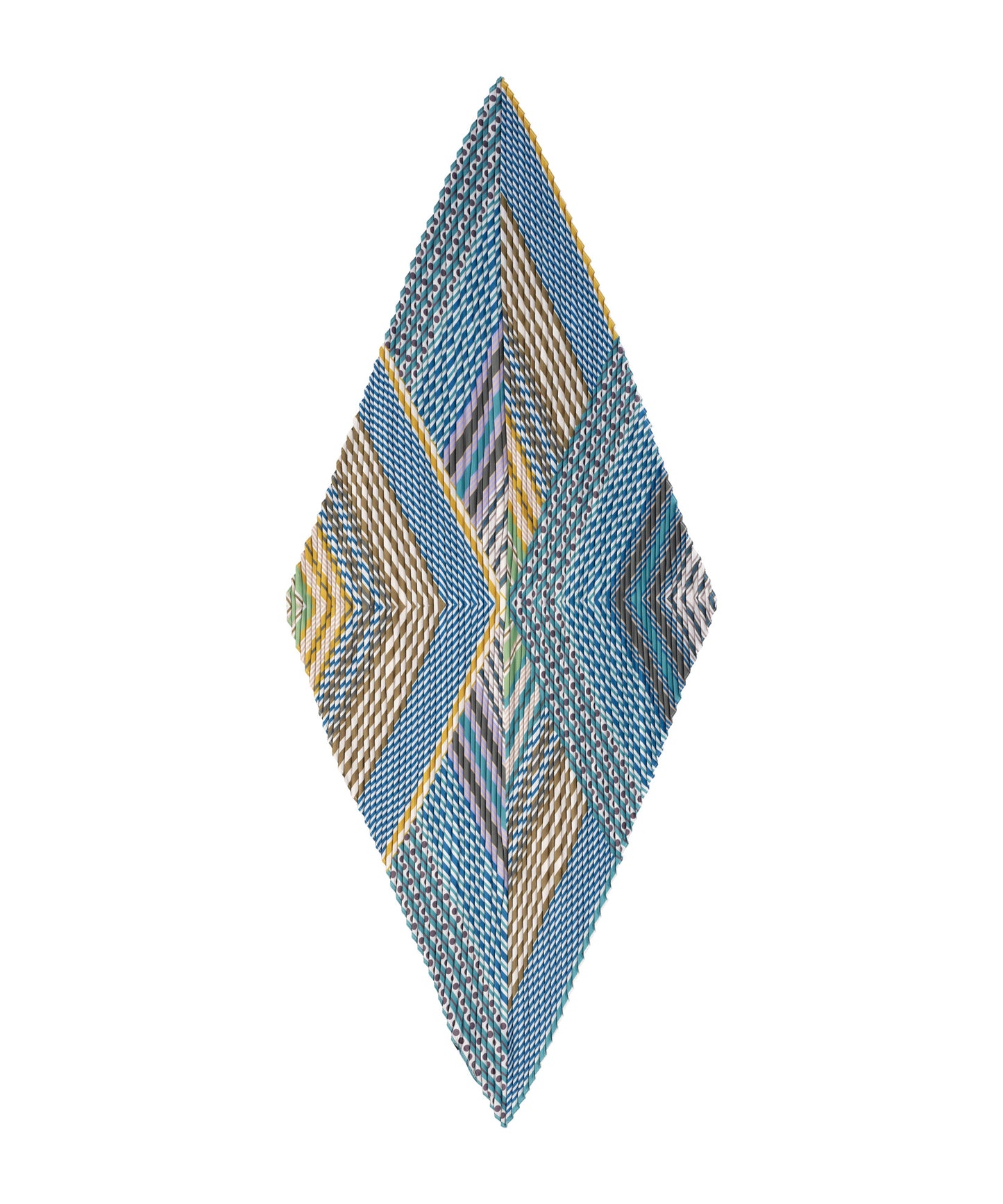 Downtown Pleated Diamond in color bottle green