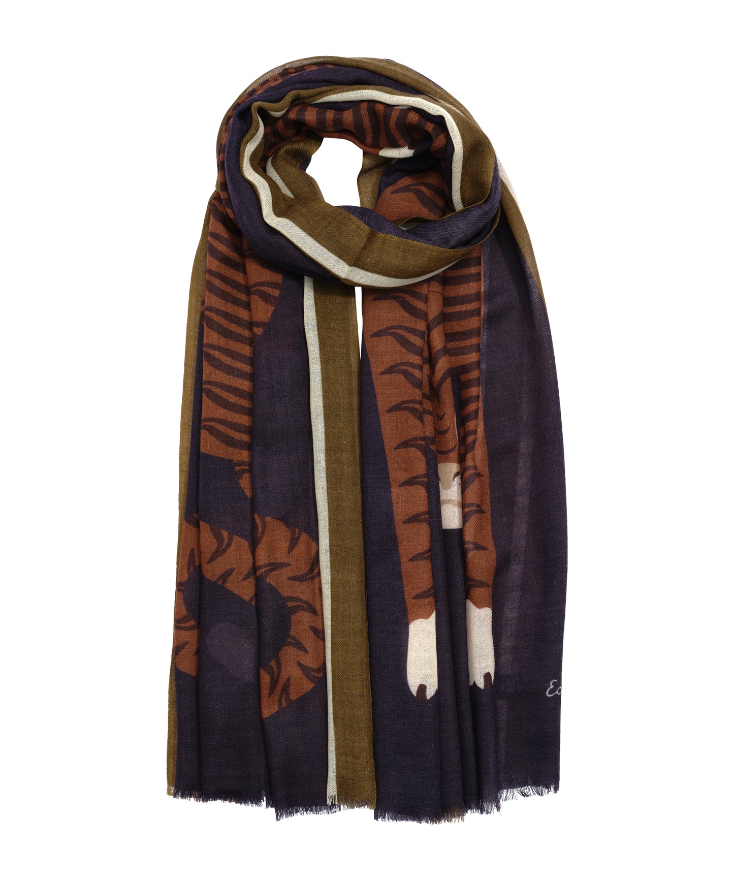 Hear Me Roar Wrap in color navy