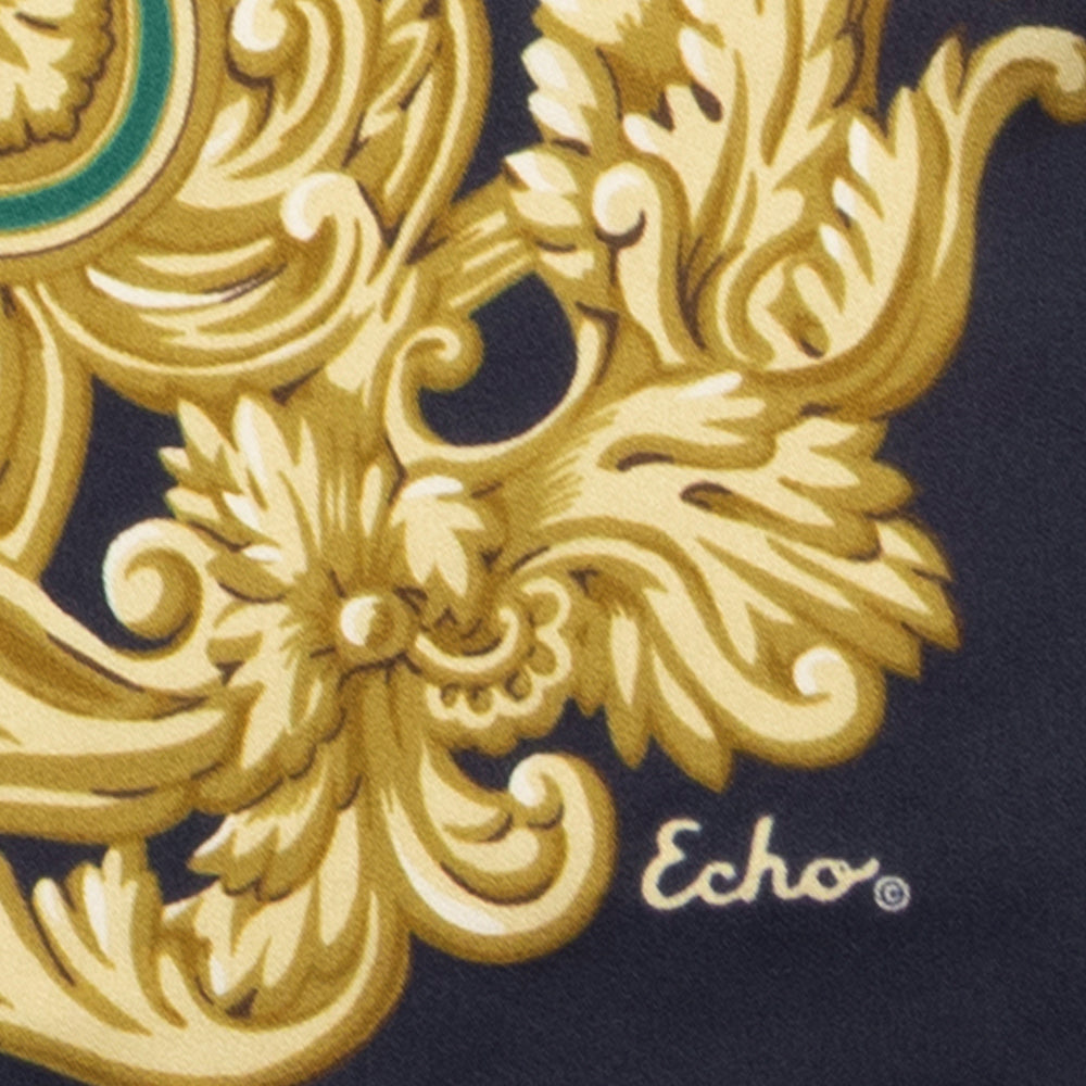 Picture Frame Silk Square in Navy
