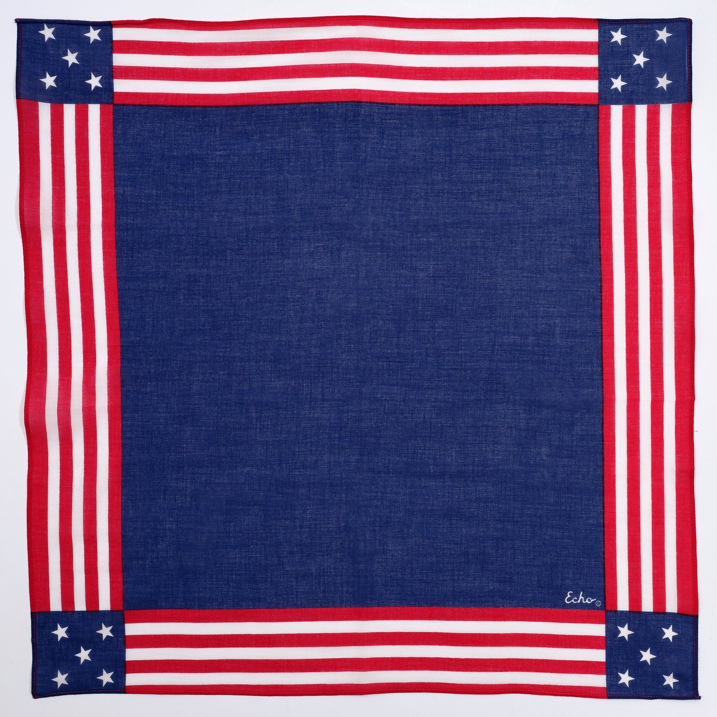 Stars and Stripes Bandana in Blue
