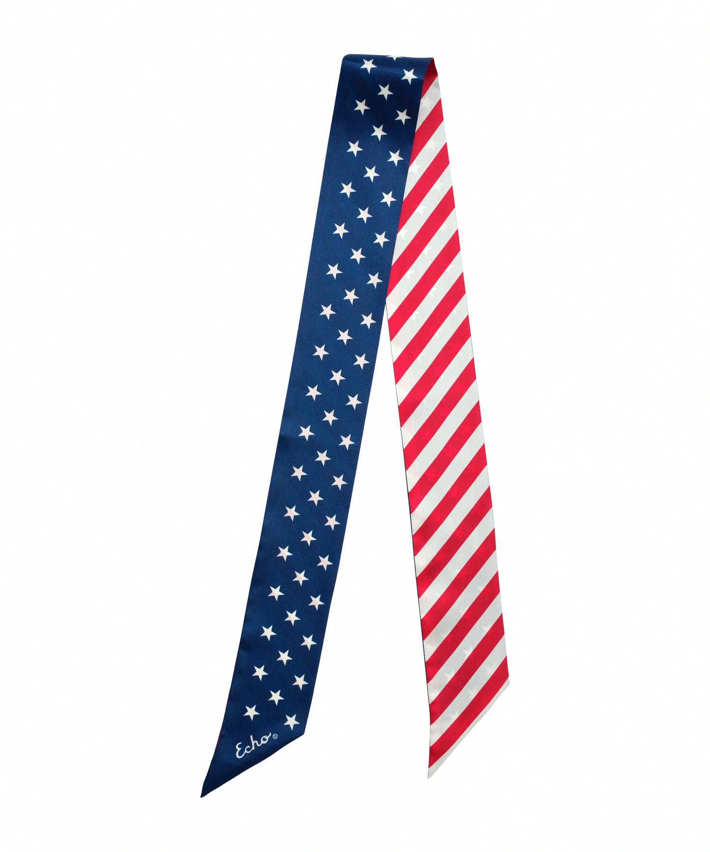 Stars And Stripes Silk Ribbon Scarf in Multi