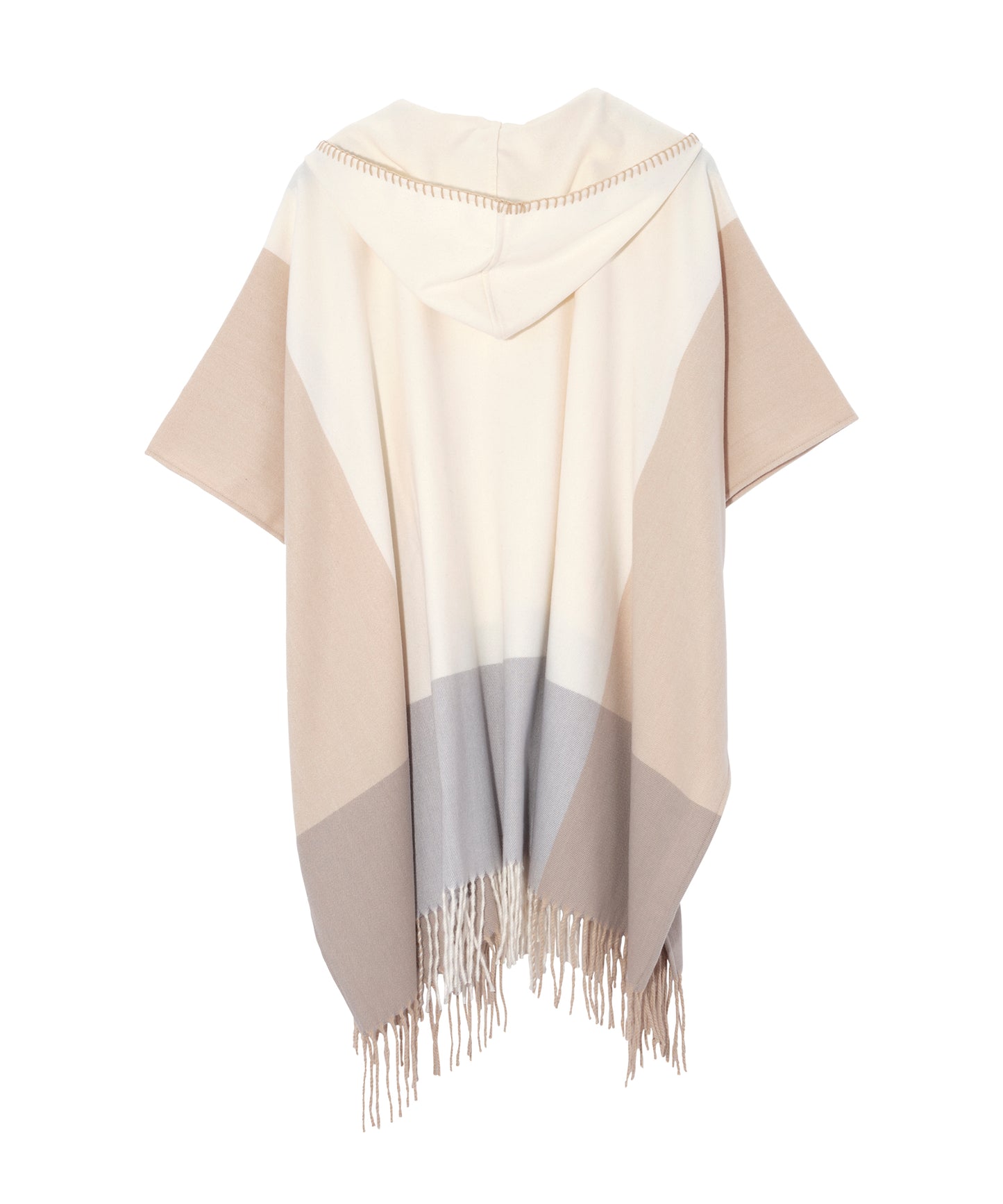 Poet Poncho in color Cream