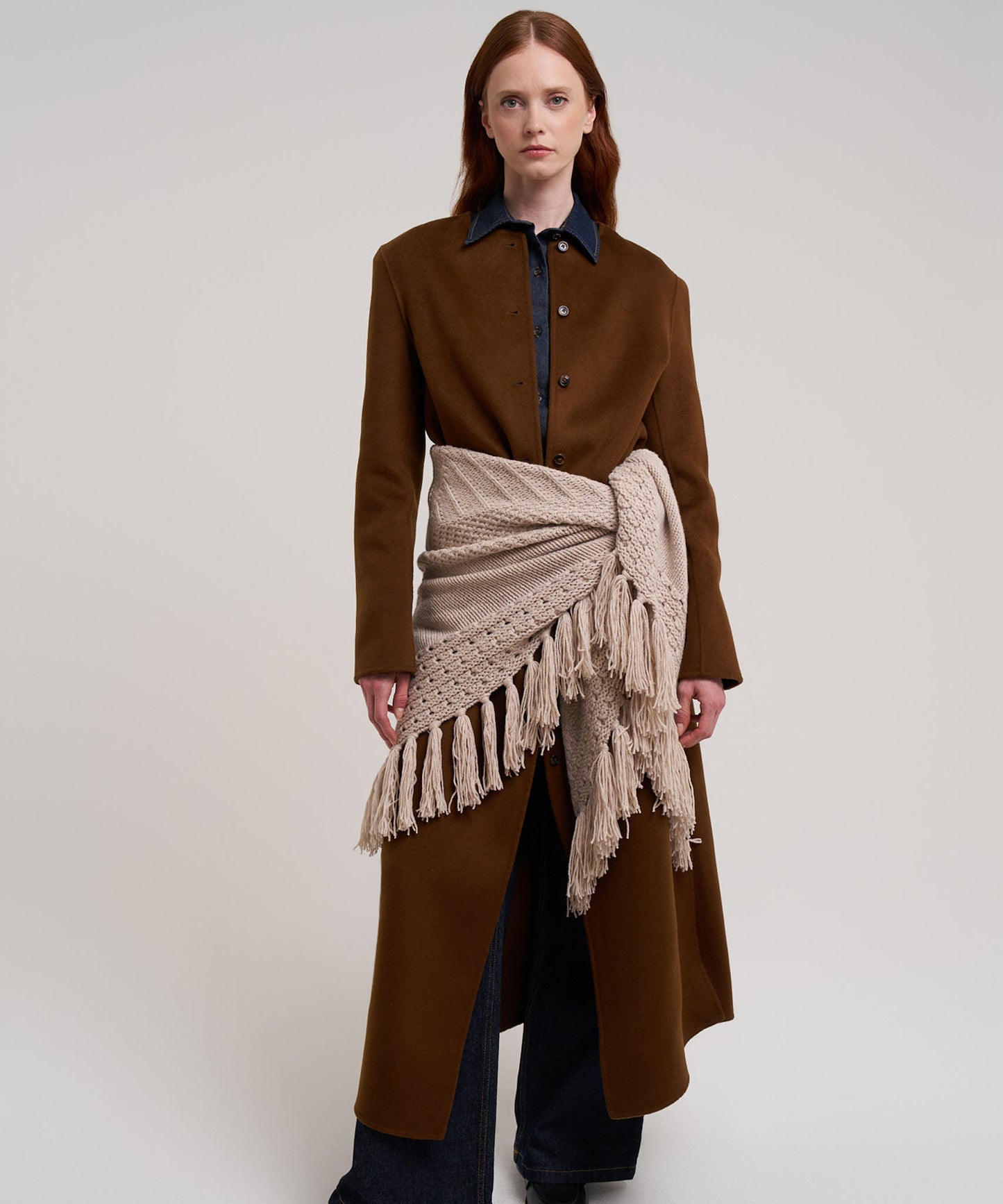 Gramercy Stitch Triangle in color LT Taupe