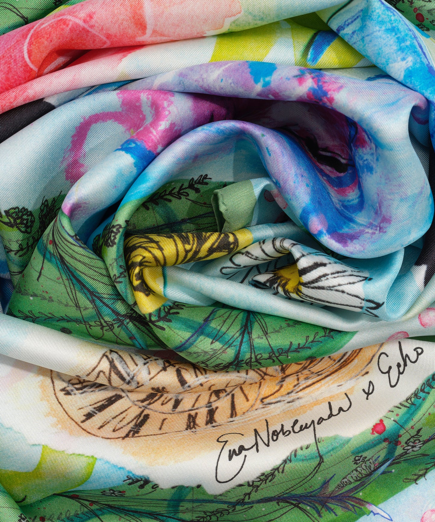 scarf designed by Eva Noblezada