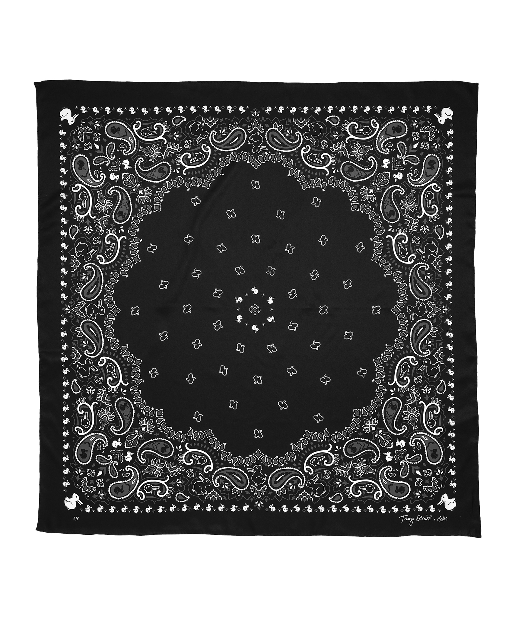 Designer Silk Scarf | Limited-Edition by Tracy ONeill | Echo100 Designer Silk Scarf | Limited-Edition by Tracy ONeill | Echo100