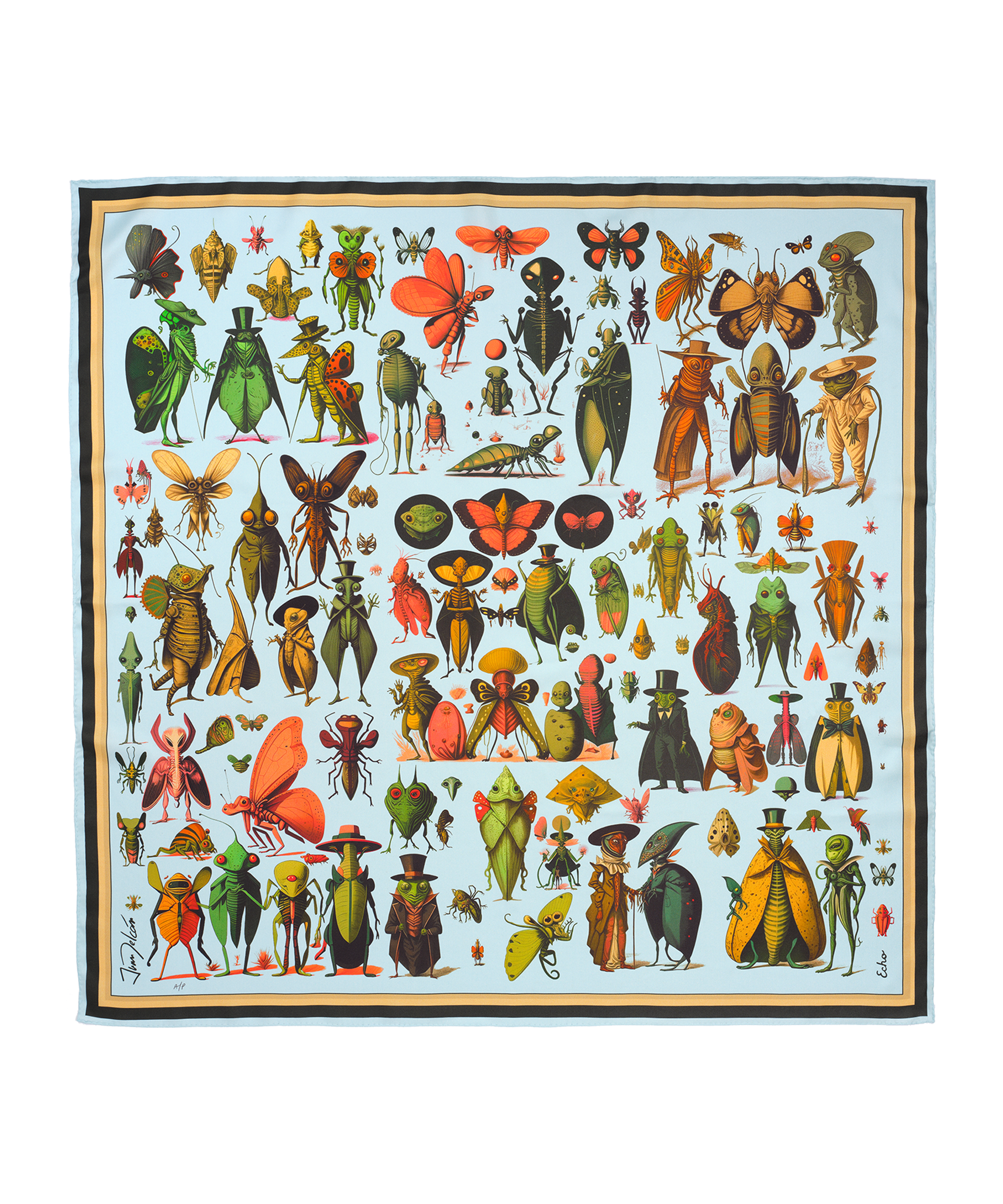 scarf designed by Juan Delcan