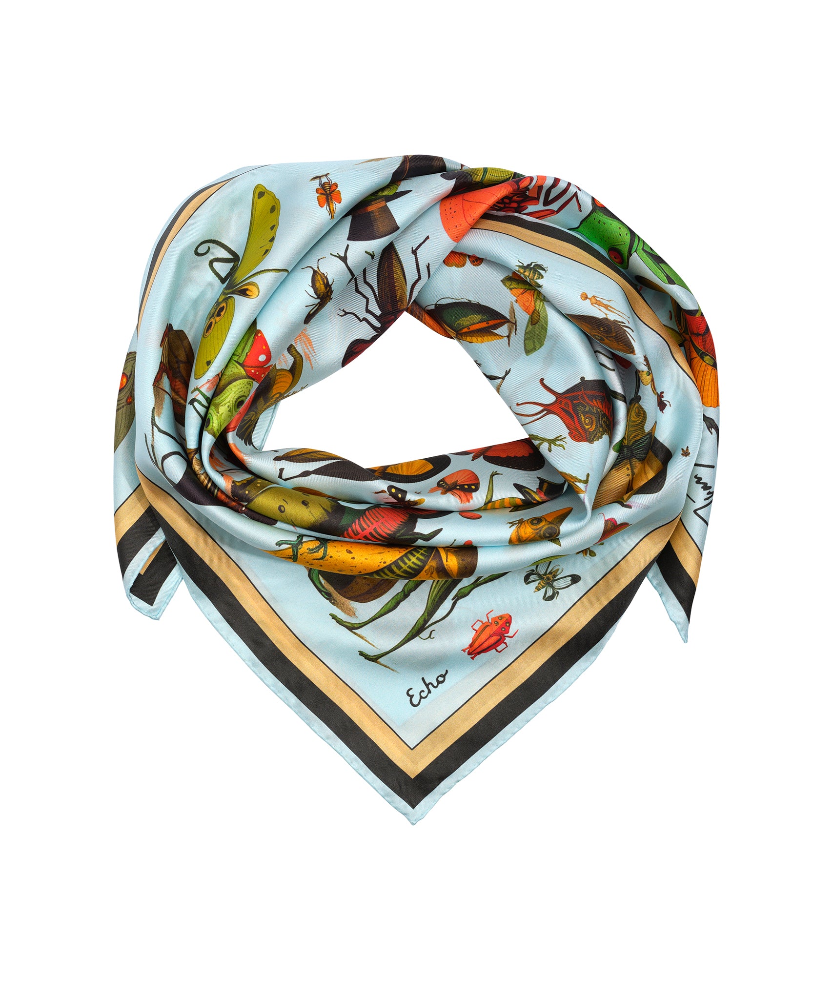 Juan Delcan scarf in color multi
