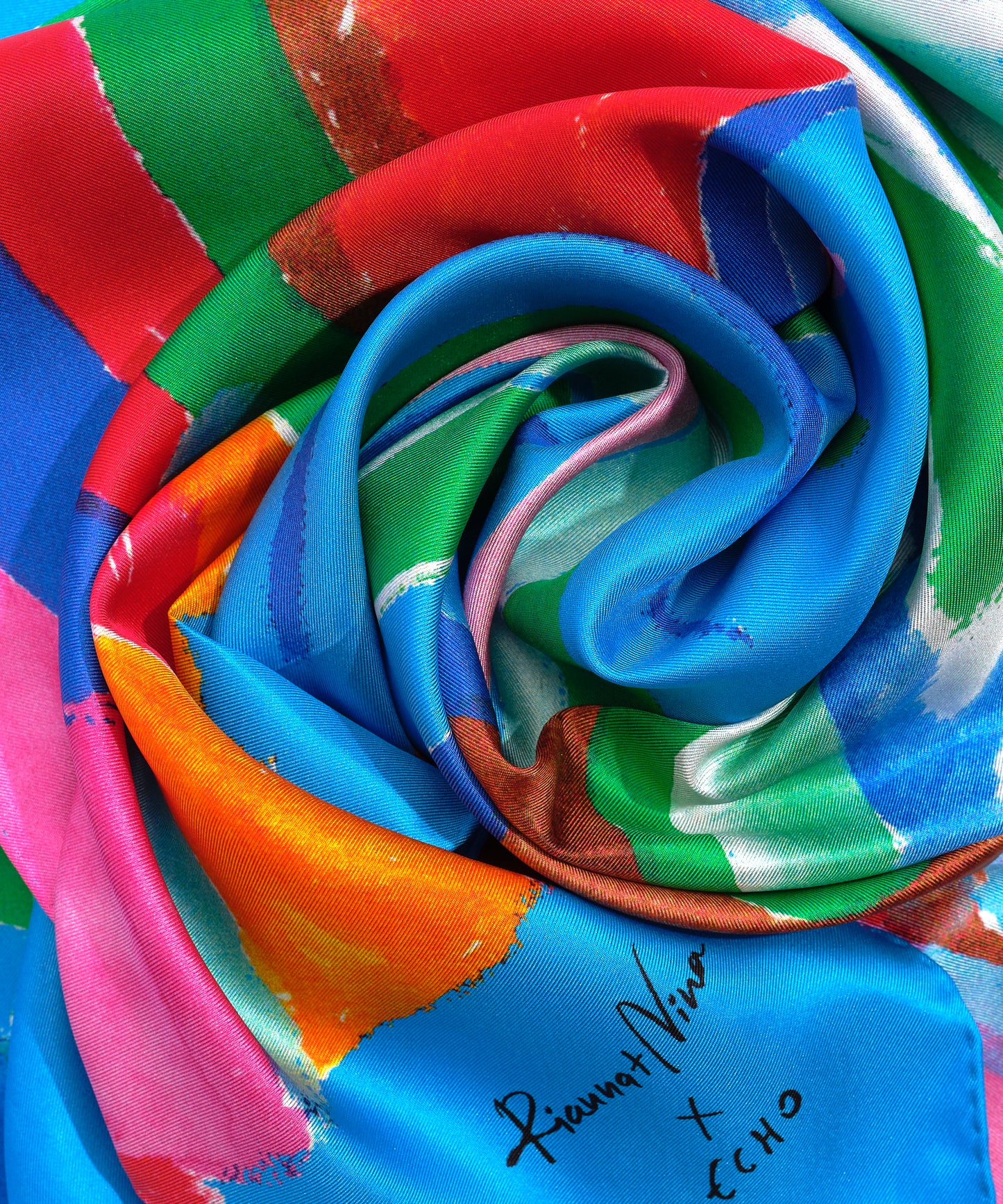 scarf designed by Nina Knaudt & Rianna Kounou