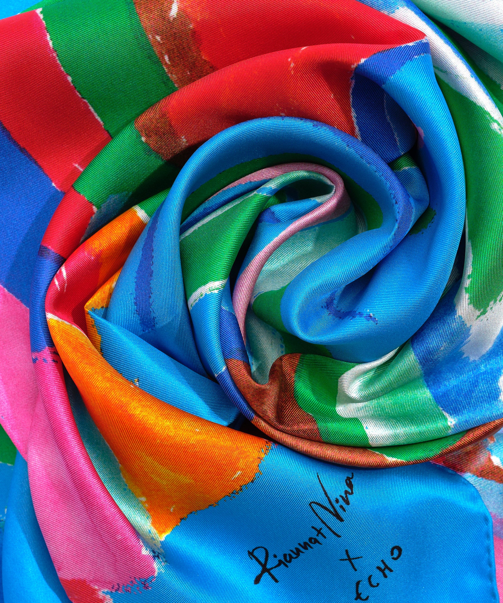 scarf designed by Nina Knaudt & Rianna Kounou