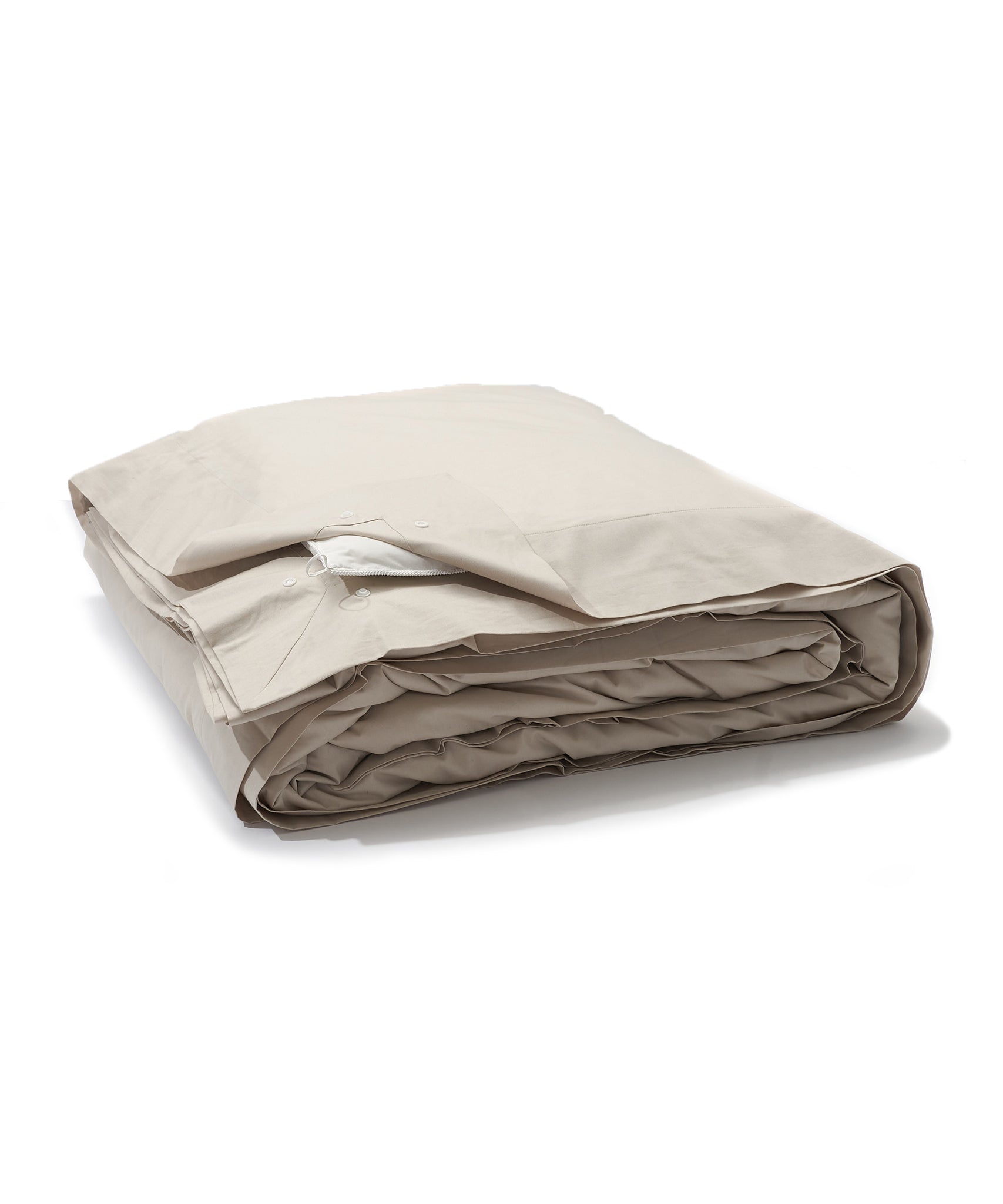 King Snap Duvet in color Stone