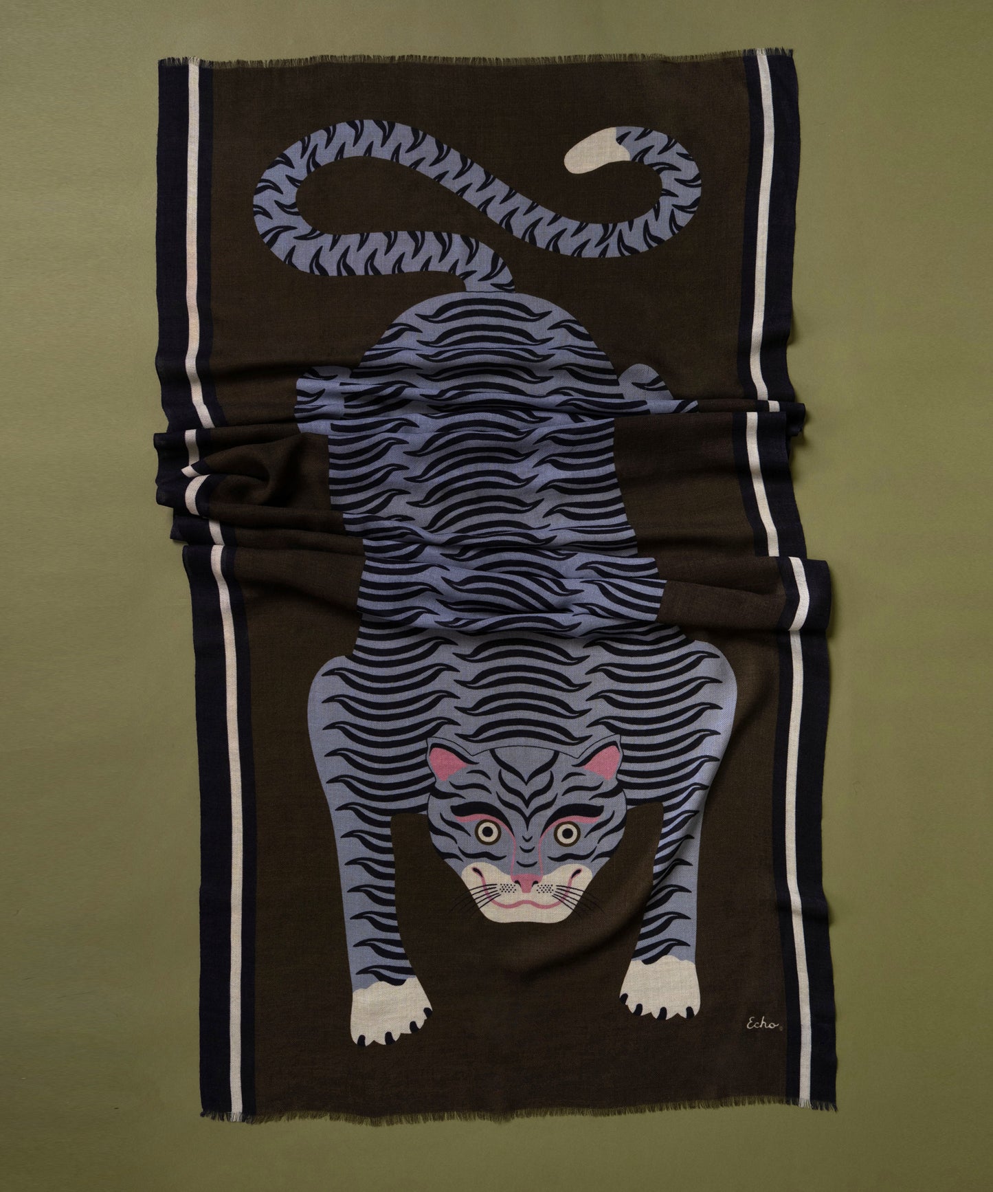 Hear Me Roar Wrap in color olive