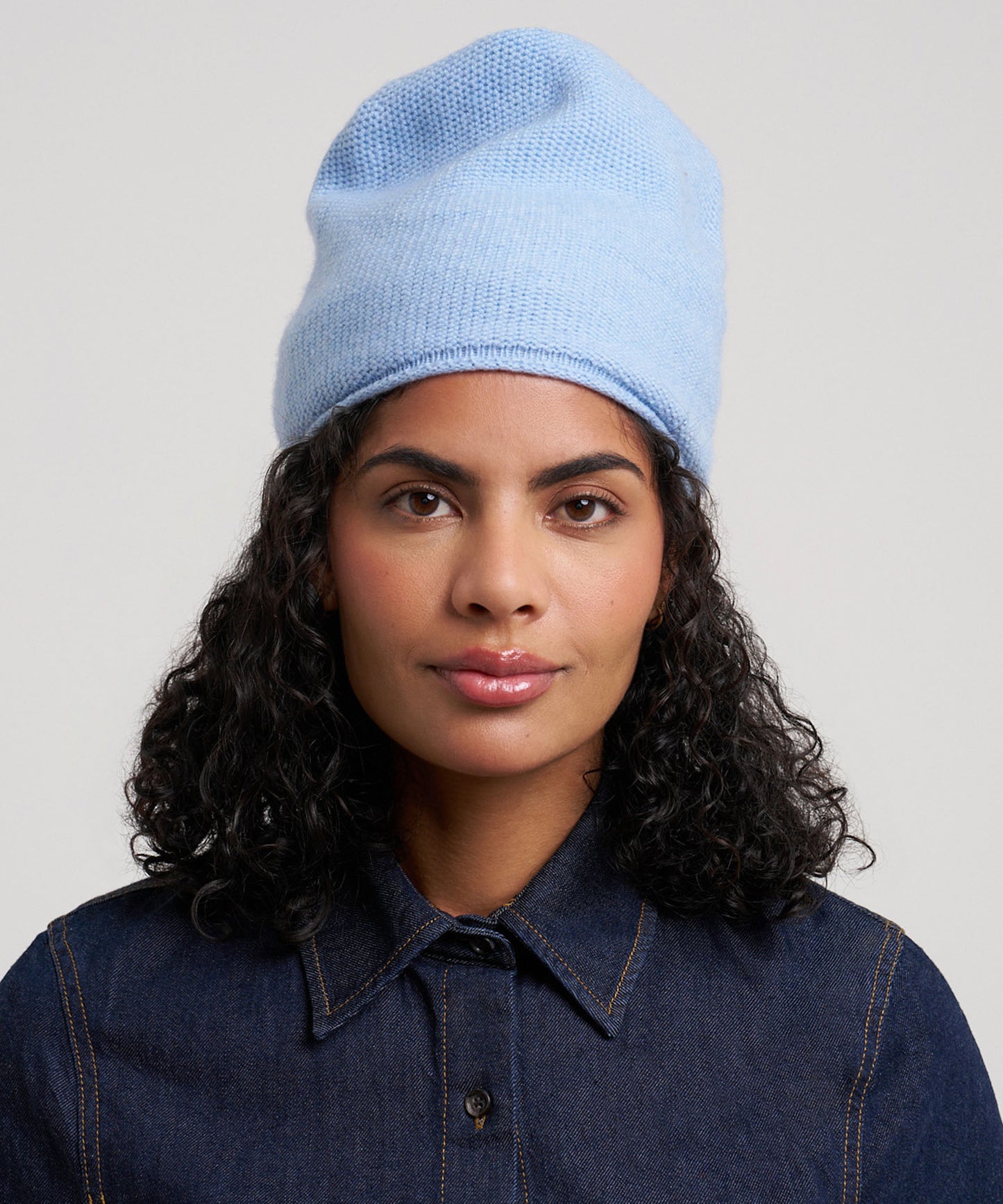The Crosby Hat in color placid blue