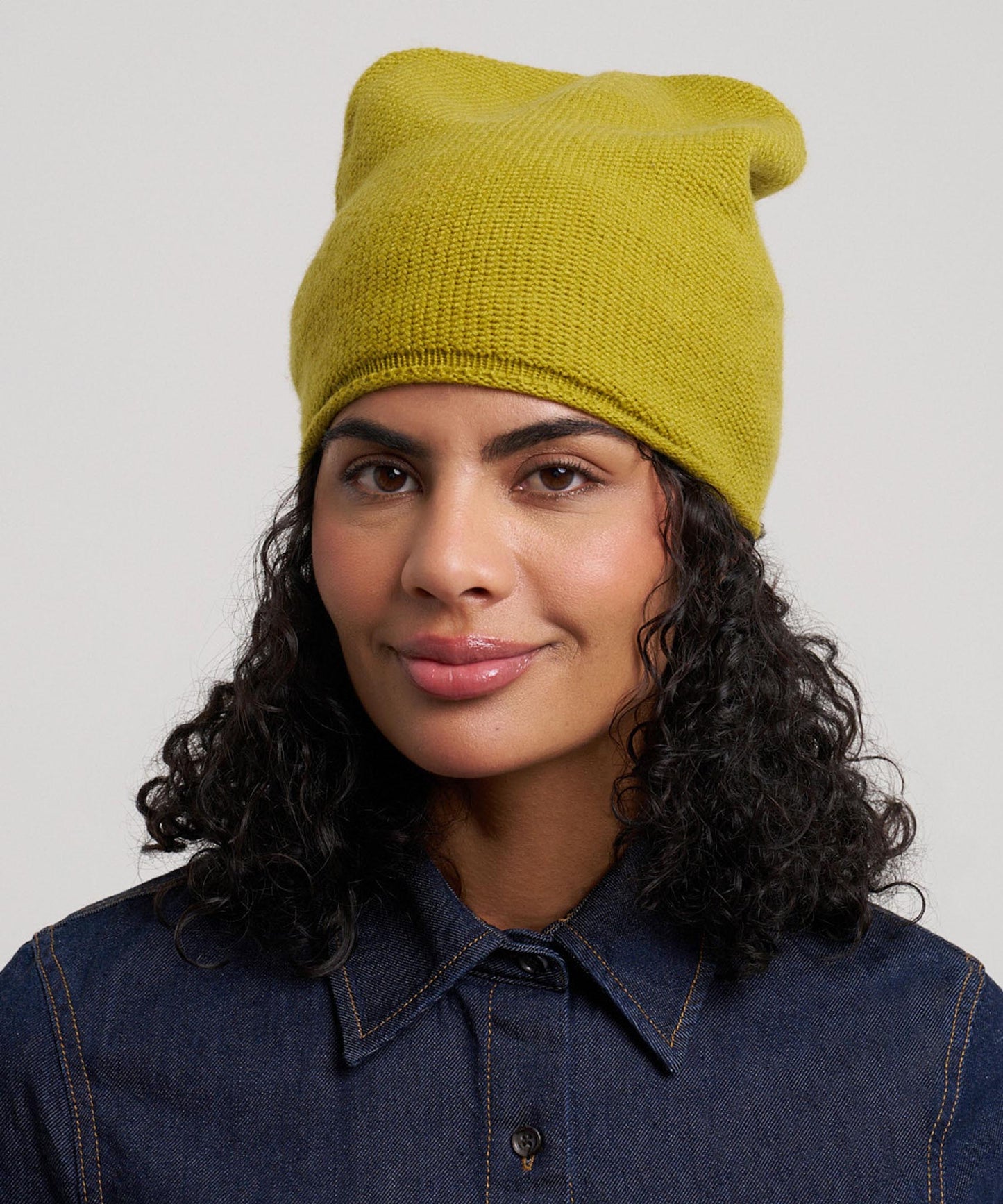 The Crosby Hat in color citron