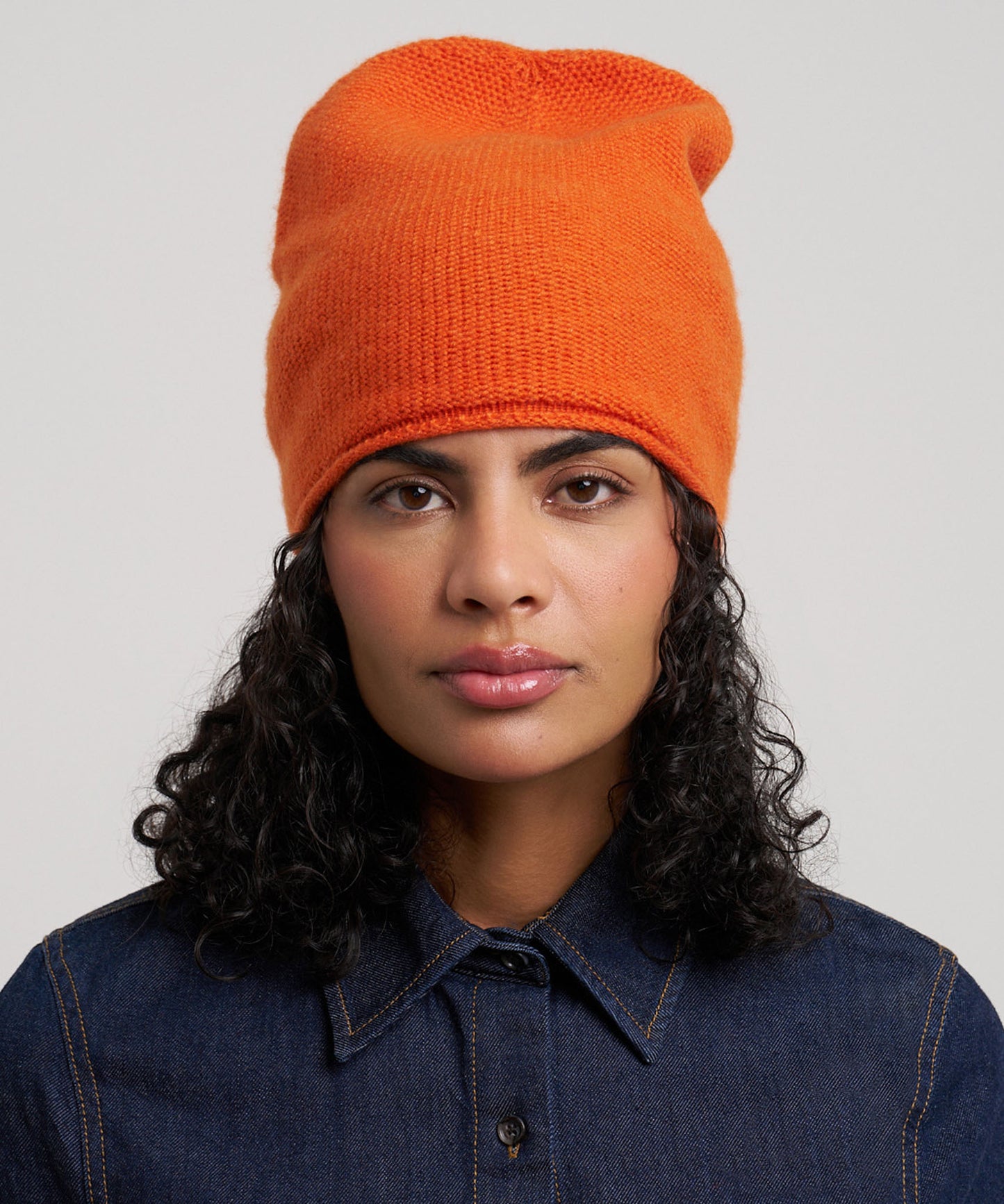The Crosby Hat in color harvest pumpkin
