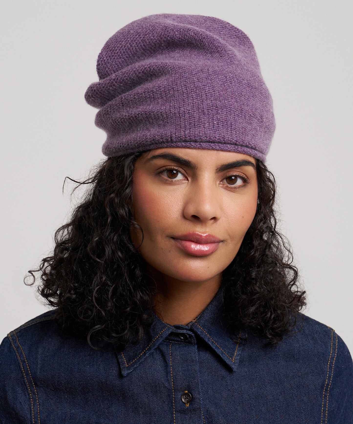 The Crosby Hat in color amethyst