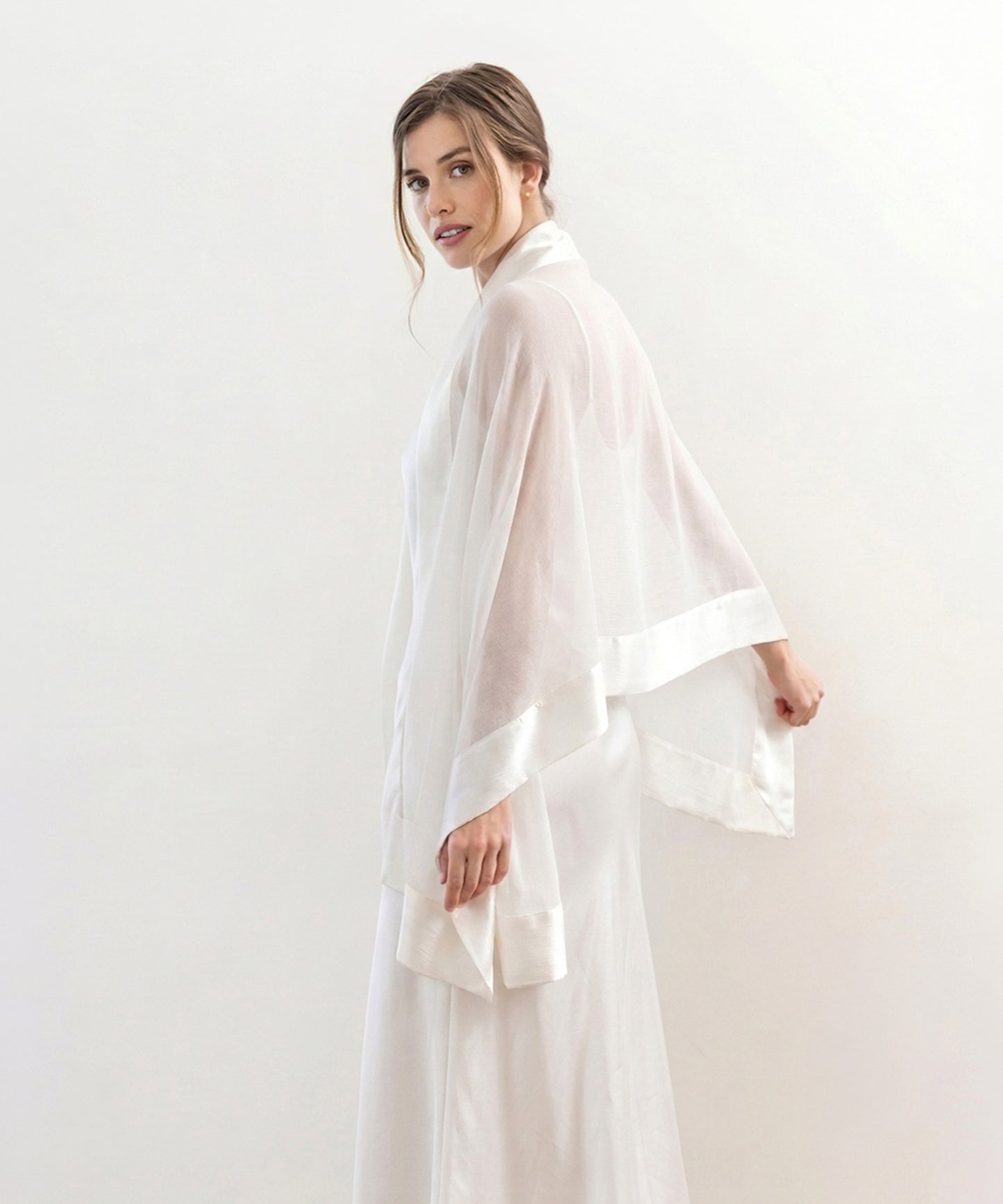 Soiree Wrap in Color Ivory