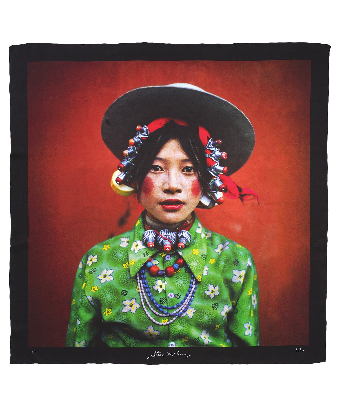 scarf designed by Steve McCurry