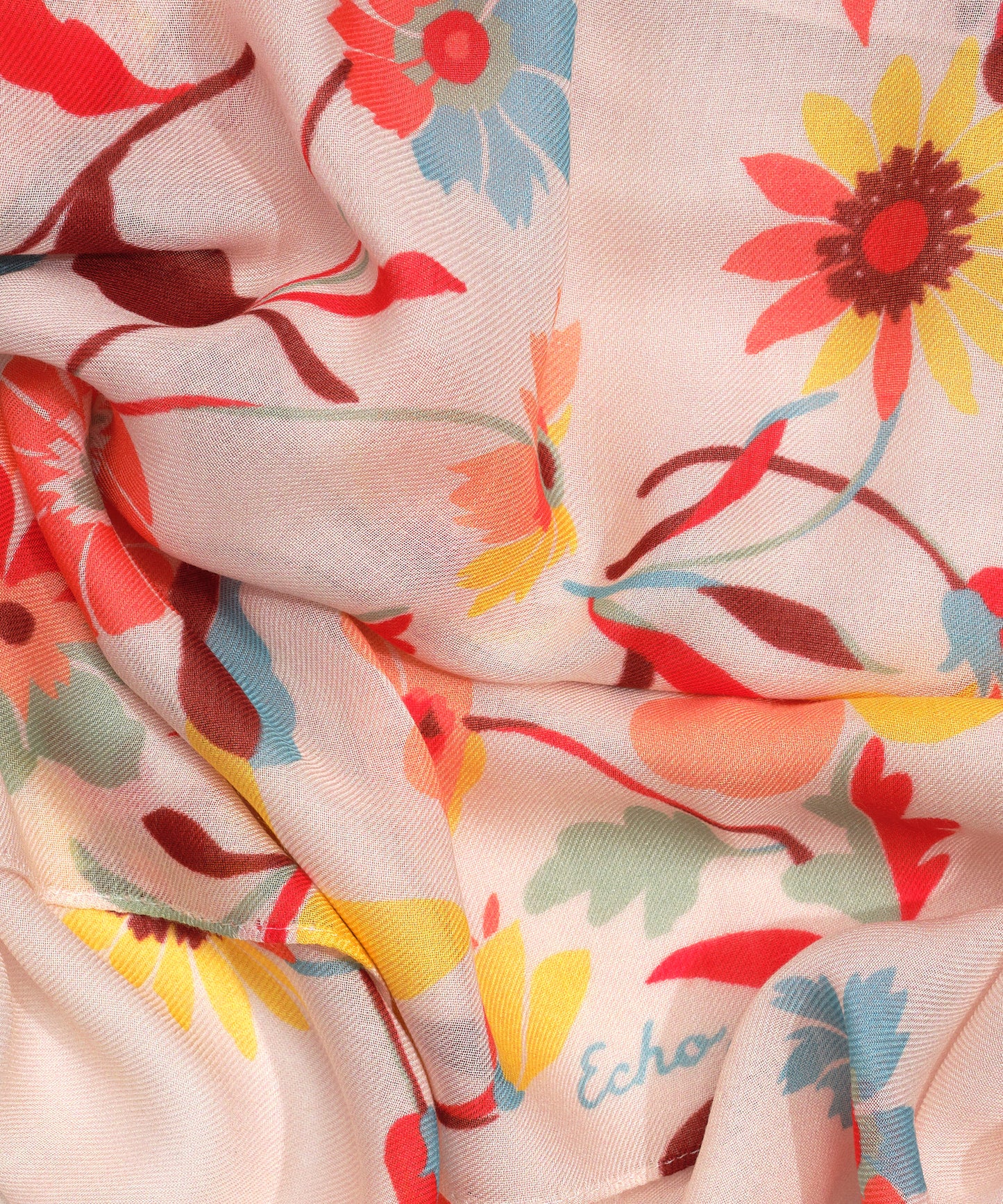 Falling Flowers Wrap in color multi