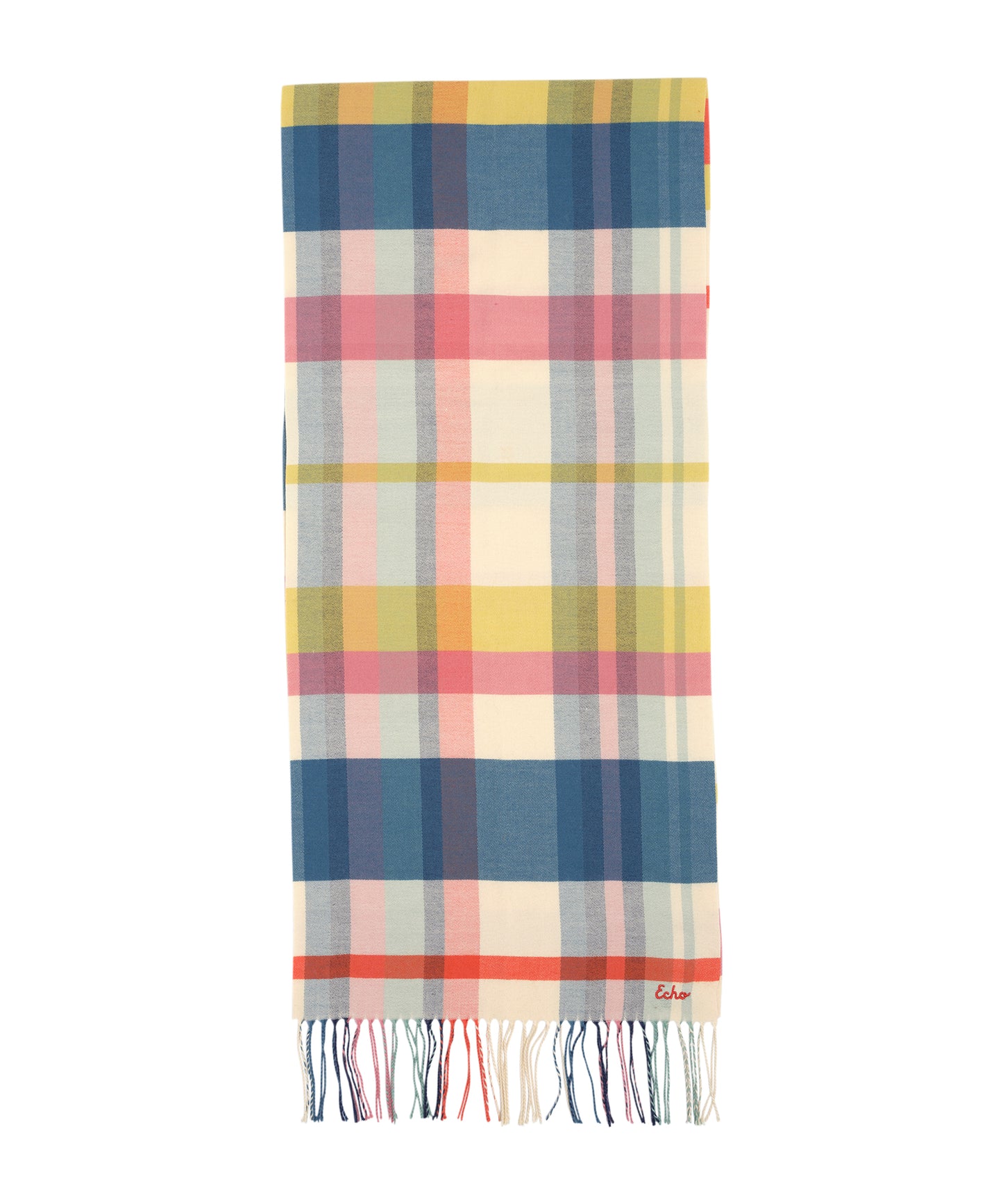 Central Park Plaid Scarf in color multi