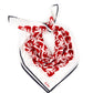 Political Party Cotton Scarf in color Painter Red