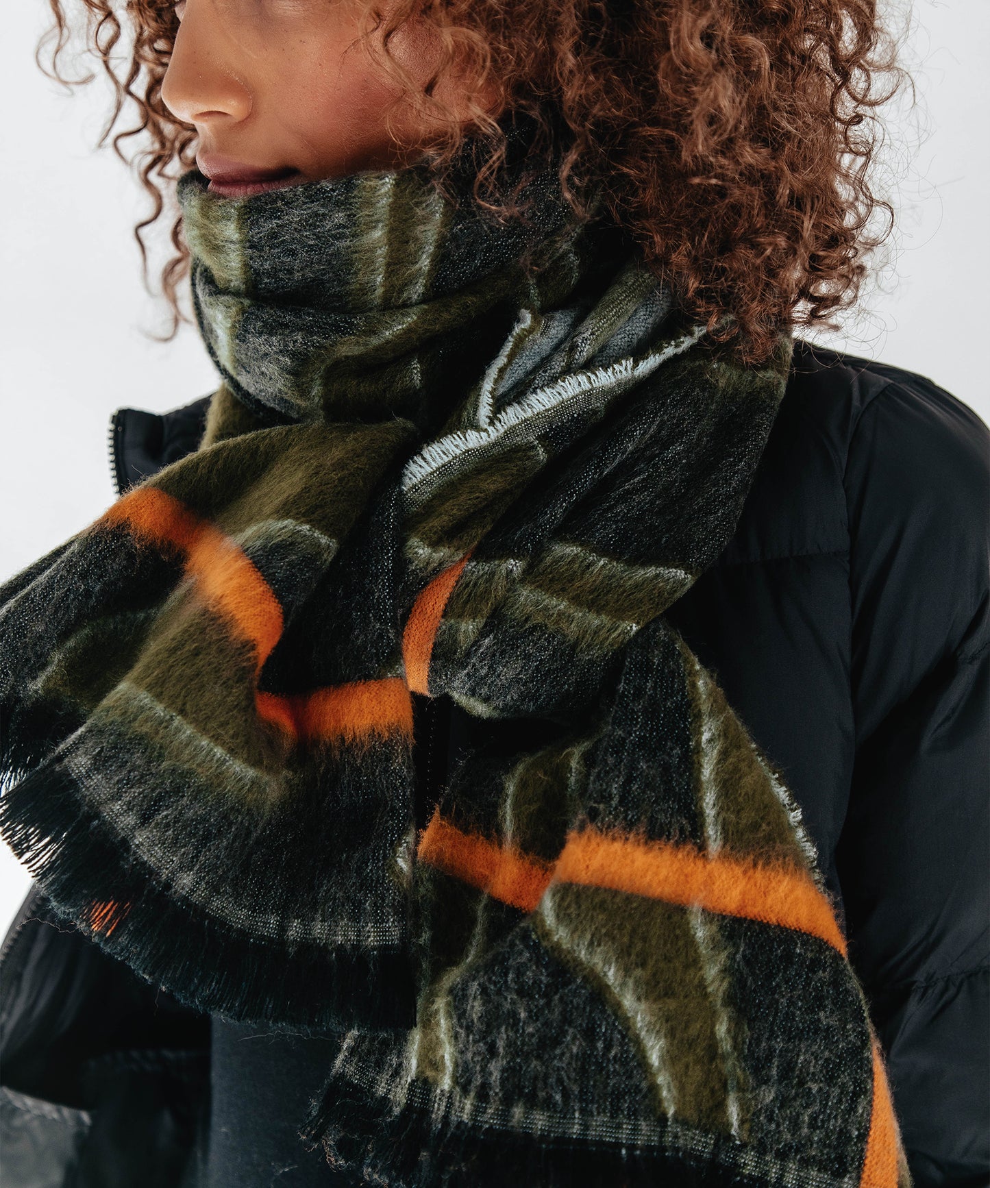Zebra Jacquard Scarf
