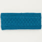 Diamond Cable Headband in color Teal