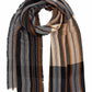 Exploded Twill Scarf in color Black