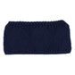 Recycled Cable Headband in color Navy