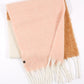 Brushed Blocked Scarf in color Oatmeal