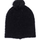 Teddy Boucle Pom Hat in color Black