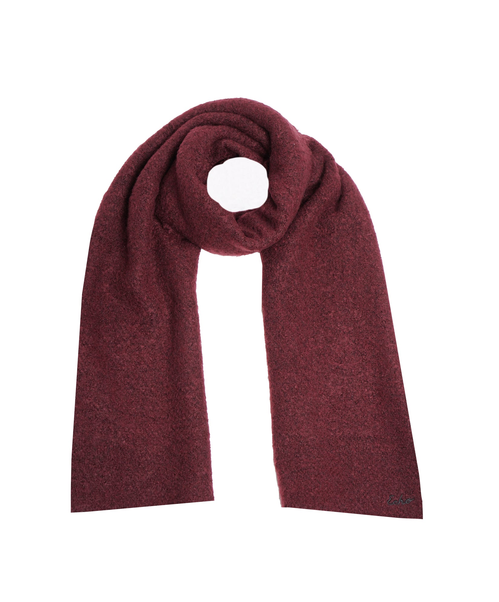 Plush Boucle Scarf – Echo