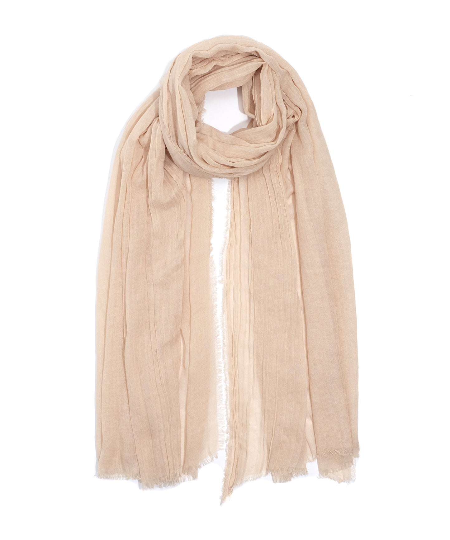 Echo Essentials Sustainable Crinkle Wrap in color Semolina
