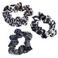 3-pack Small Scrunchie Set in color Black