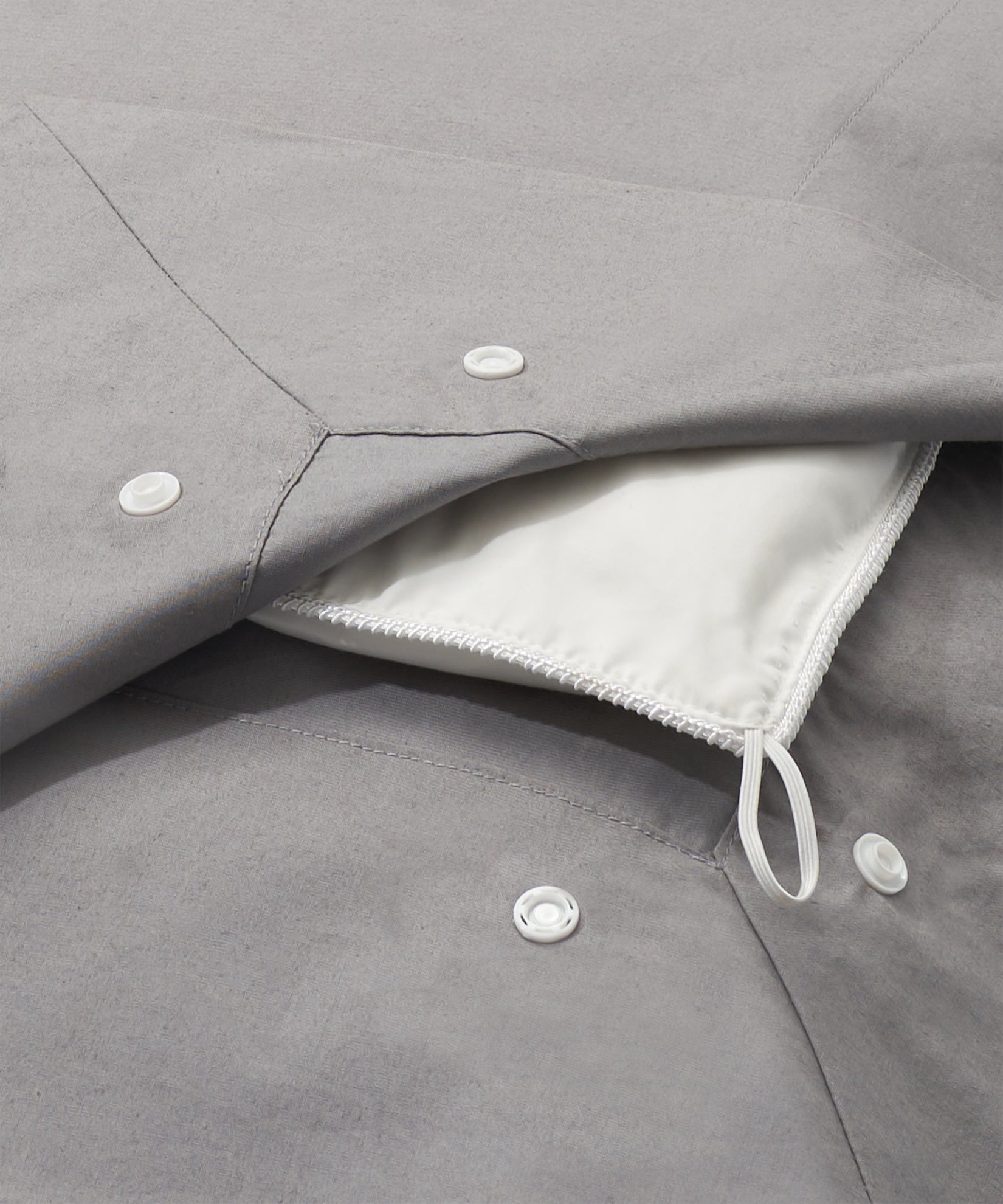 Full/ Queen Snap Duvet in color Charcoal