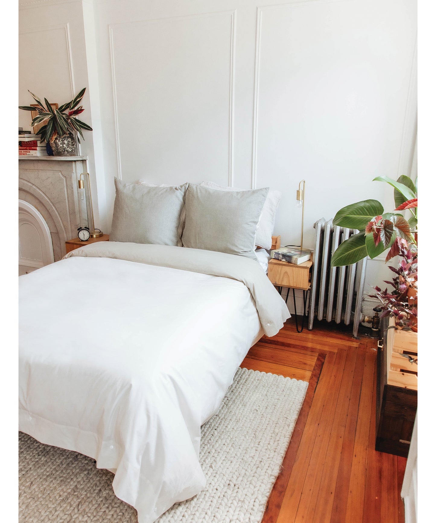 Full/ Queen Snap Duvet in color Oyster